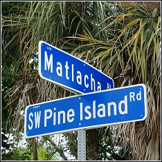 matlacha pine island road sign